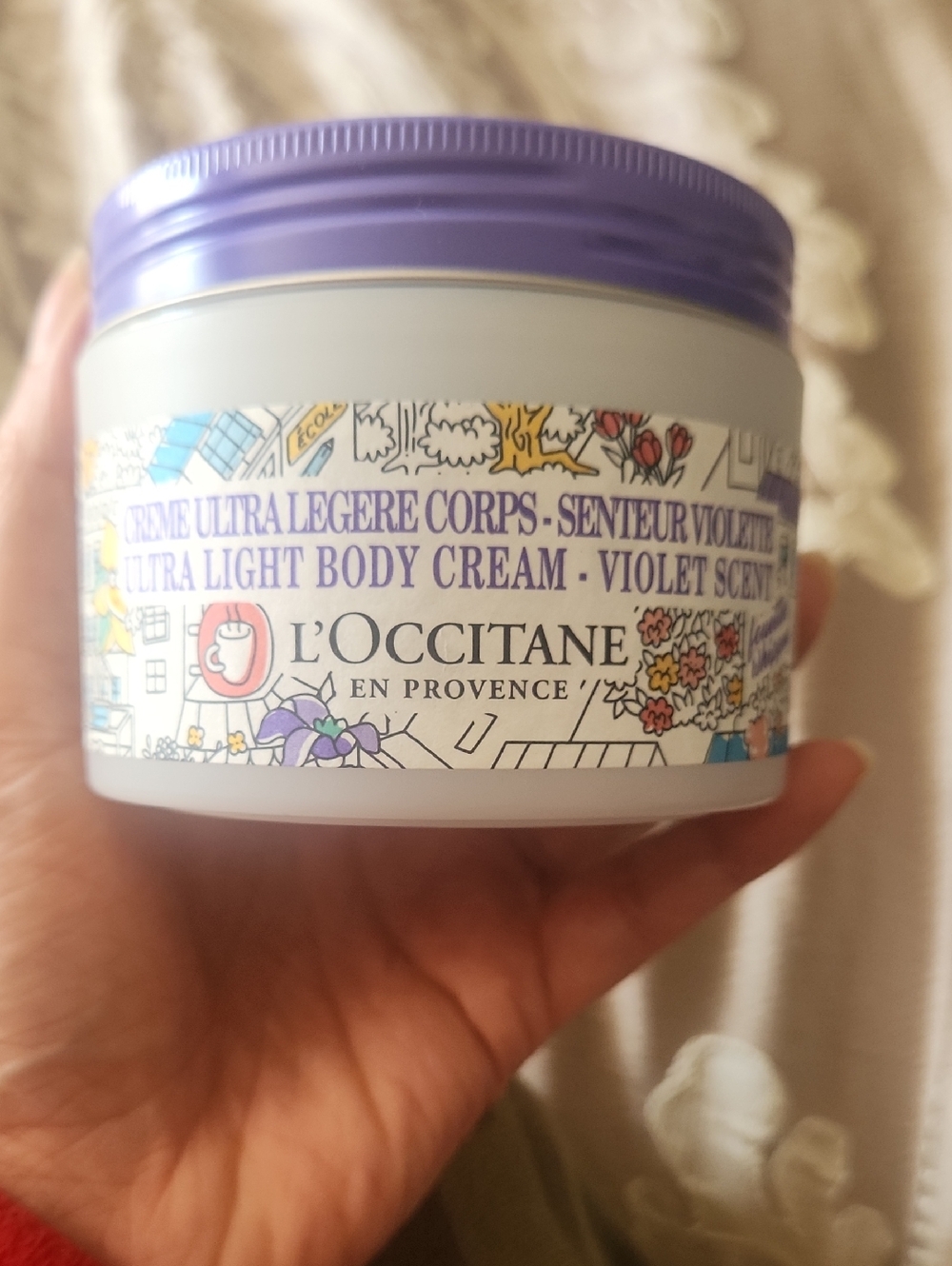 "NWT FACTORY SEALED"!!!LOCCITANE LIMITED EDITION - Violet Scented Body Cream